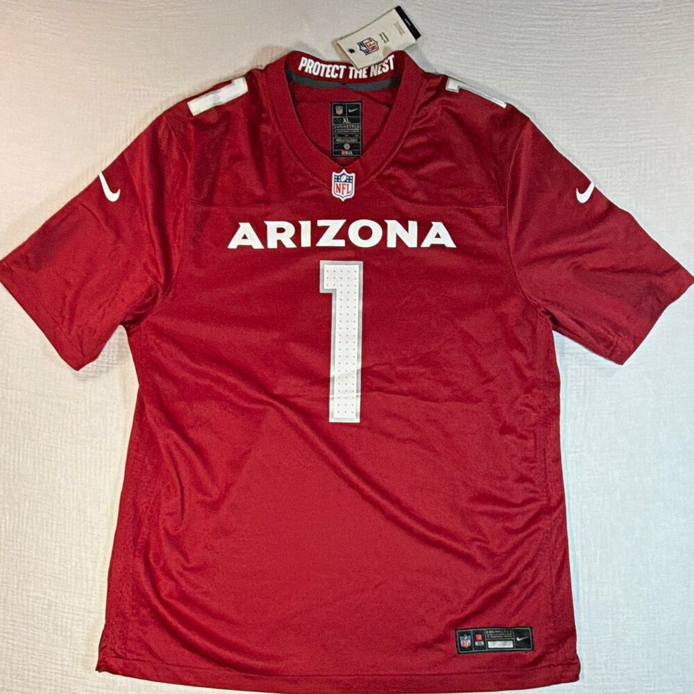 Nike Arizona Cardinals National Football League NFL Football Jersey Red #1 XL